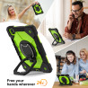 Case for iPad 11 air4 air5 Case Safe Silicon + PC Shoulder Strap Shockproof Stand Tablet Cover Handle Stand Rugged Funda
