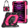 Case for iPad 11 air4 air5 Case Safe Silicon + PC Shoulder Strap Shockproof Stand Tablet Cover Handle Stand Rugged Funda