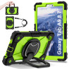 Case for Samsung Tab A9 8.7 2023 Case Safe Silicon + PC Shoulder Strap Shockproof Stand Tablet Cover Handle Stand Rugged Funda