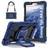 Case for Samsung Tab A9 8.7 2023 Case Safe Silicon + PC Shoulder Strap Shockproof Stand Tablet Cover Handle Stand Rugged Funda