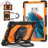Case for Samsung Tab A8 10.5 2021 Case Safe Silicon + PC Shoulder Strap Shockproof Stand Tablet Cover Handle Stand Rugged Funda