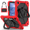 Case for Samsung Tab A9+ 11 2023 Case Safe Silicon + PC Shoulder Strap Shockproof Stand Tablet Cover Handle Stand Rugged Funda