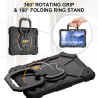 Case for Samsung Tab A9+ 11 2023 Case Safe Silicon + PC Shoulder Strap Shockproof Stand Tablet Cover Handle Stand Rugged Funda
