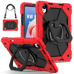 Case for Huawei Mate Pad 11.5S 2024 Case Safe Silicon + PC Shoulder Strap Shockproof Stand Tablet Cover Handle Stand Rugged Funda