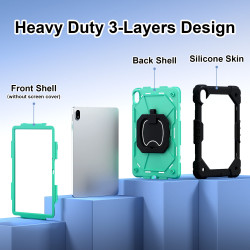 Case for Huawei MatePad Se 11 2024 Case Safe Silicon + PC Shoulder Strap Shockproof Stand Tablet Cover Handle Stand Rugged Funda