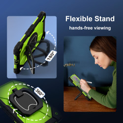 Case for Huawei MatePad Se 11 2024 Case Safe Silicon + PC Shoulder Strap Shockproof Stand Tablet Cover Handle Stand Rugged Funda