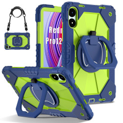 Case for Redmi Pad Pro 12.1 2024 Case Safe Silicon + PC Shoulder Strap Shockproof Stand Tablet Cover Handle Stand Rugged Funda