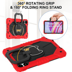 Case for Redmi Pad Pro 12.1 2024 Case Safe Silicon + PC Shoulder Strap Shockproof Stand Tablet Cover Handle Stand Rugged Funda