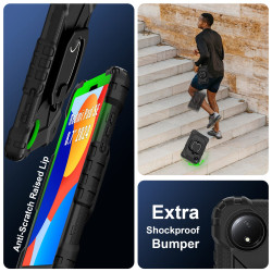 Case for Redmi Pad SE 8.7 2024 Case Safe Silicon + PC Shoulder Strap Shockproof Stand Tablet Cover Handle Stand Rugged Funda