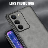 Case for Realme 14x Protect Lens Lambskin Leather Shell Coque 14x Cover TPU Soft Bumper Shockproof Funda