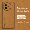 Case for vivo Y300i Protect Lens Lambskin Leather Shell Coque Y300i Cover TPU Soft Bumper Shockproof Funda