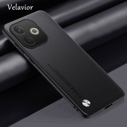Leather Case Fundas with TPU Bumper and Shockproof Silicone Back Cover For Oppo A5 Pro - Stylish Protection