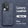 Luxury Leather Case for vivo Y29 4G Magnetic Car Holder Phone Shell for Y29 4G Cover Fundas