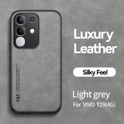 Luxury Leather Case for vivo Y29 4G Magnetic Car Holder Phone Shell for Y29 4G Cover Fundas