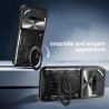 Case For Nothing Phone 3a Magnetic Slide Camera Protection Cover 360 Rotate Kickstand Armor Ring Funda Capa