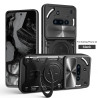 Case For Nothing Phone 3a Magnetic Slide Camera Protection Cover 360 Rotate Kickstand Armor Ring Funda Capa