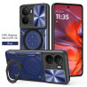 Case For Realme Neo7x Magnetic Slide Camera Protection Cover 360 Rotate Kickstand Armor Ring Funda Capa