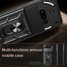 For Nothing Phone 3a Case With Slide Lens Cover Rotating Ring Shockproof Stand Holder Phone Case