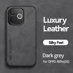 Luxury Leather Case for Oppo A5 Pro Magnetic Car Holder Phone Shell for  A5 Pro Cover Fundas