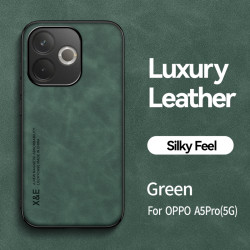 Luxury Leather Case for Oppo A5 Pro Magnetic Car Holder Phone Shell for  A5 Pro Cover Fundas