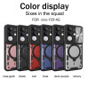 Case For vivo Y29 4G Magnetic Slide Camera Protection Cover 360 Rotate Kickstand Armor Ring Funda Capa