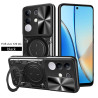 Case For vivo Y29 4G Magnetic Slide Camera Protection Cover 360 Rotate Kickstand Armor Ring Funda Capa
