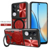 Case For vivo Y29 4G Magnetic Slide Camera Protection Cover 360 Rotate Kickstand Armor Ring Funda Capa