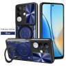 Case For vivo Y29 4G Magnetic Slide Camera Protection Cover 360 Rotate Kickstand Armor Ring Funda Capa