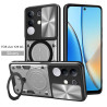 Case For vivo Y29 4G Magnetic Slide Camera Protection Cover 360 Rotate Kickstand Armor Ring Funda Capa