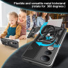 For vivo V50 Lite 4G Case With Slide Lens Cover Rotating Ring Shockproof Stand Holder Phone Case