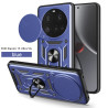 For Xiaomi 15 Ultra Case With Slide Lens Cover Rotating Ring Shockproof Stand Holder Phone Case