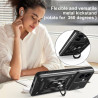 For Oppo Reno13 F 5G 4G Case With Slide Lens Cover Rotating Ring Shockproof Stand Holder Phone Case