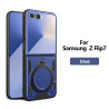 Case For Samsung Galaxy Z Flip7 Magnetic Slide Camera Protection Cover 360 Rotate Kickstand Armor Ring Funda Capa