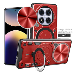 Case For Xiaomi Redmi Note 14 Pro 4G Magnetic Slide Camera Protection Cover 360 Rotate Kickstand Armor Ring Funda Capa