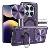 Case For Xiaomi Redmi Note 14 Pro 4G Magnetic Slide Camera Protection Cover 360 Rotate Kickstand Armor Ring Funda Capa