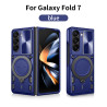 Case For Samsung Galaxy Z Fold7 Magnetic Slide Camera Protection Cover 360 Rotate Kickstand Armor Ring Funda Capa