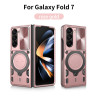 Case For Samsung Galaxy Z Fold7 Magnetic Slide Camera Protection Cover 360 Rotate Kickstand Armor Ring Funda Capa