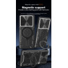 Case For Xiaomi 15 Magnetic Slide Camera Protection Cover 360 Rotate Kickstand Armor Ring Funda Capa