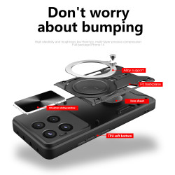Case For Moto G Stylus 2025 5G Magnetic Slide Camera Protection Cover 360 Rotate Kickstand Armor Ring Funda Capa