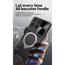 Case For Moto G Stylus 2025 5G Magnetic Slide Camera Protection Cover 360 Rotate Kickstand Armor Ring Funda Capa