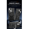 Case For Moto G 5G 2025 Magnetic Slide Camera Protection Moto G 5G 2025 Cover 360 Rotate Kickstand Armor Ring Funda Capa