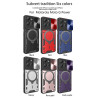 Case For Moto G Power 2025 Magnetic Slide Camera Protection Cover 360 Rotate Kickstand Armor Ring Funda Capa