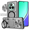 Case For Realme P3 Pro Magnetic Slide Camera Protection Cover 360 Rotate Kickstand Armor Ring Funda Capa