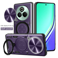 Case For Realme P3 Pro Magnetic Slide Camera Protection Cover 360 Rotate Kickstand Armor Ring Funda Capa