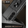 For Samsung Galaxy Z Fold7 Case With Slide Lens Cover Rotating Ring Shockproof Stand Holder Phone Case