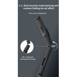 For Samsung Galaxy Z Fold7 Case With Slide Lens Cover Rotating Ring Shockproof Stand Holder Phone Case