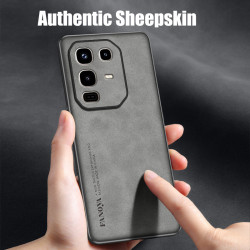 Case for Infinix Note 50 Pro 4G TPU Soft Frame Sheepskin Leather Back Coque for Note 50 Pro 4G Cover Camera Protect Shockproof