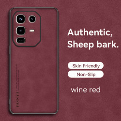 Case for Infinix Note 50 Pro 4G TPU Soft Frame Sheepskin Leather Back Coque for Note 50 Pro 4G Cover Camera Protect Shockproof