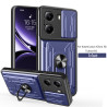 For Xiaomi Poco X7 Pro Case With Slide Lens Cover Rotating Ring Shockproof Stand Holder Redmi Turbo 4 Phone Case