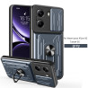 For Xiaomi Poco X7 Pro Case With Slide Lens Cover Rotating Ring Shockproof Stand Holder Redmi Turbo 4 Phone Case